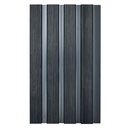 TOP LINE WALL PANEL BLACK 164x16x2400MM