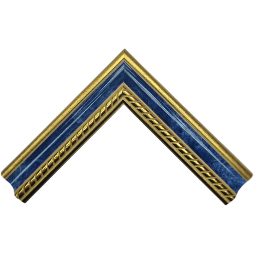 764-PC2 BLUE SYNTHETIC MOULDING