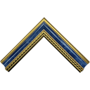 764-PC2 BLUE SYNTHETIC MOULDING