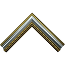 764-PC9 SILVER SYNTHETIC MOULDING