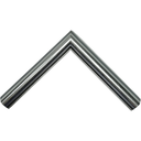 Q904D BRIGHT SILVER SYNTHETIC MOULDING