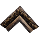Q932C MOTTLE GOLD & BLACK SYNTHETIC MOULDING