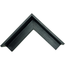 BLACK CANVAS WOOD MOULDING 37X54MM - 7MM FACE