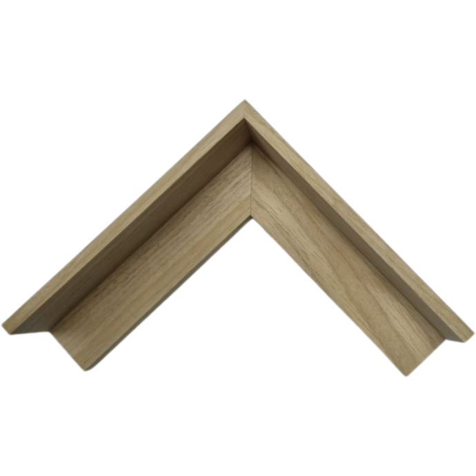 NATURAL CANVAS WOOD MOULDING 37X54MM - 7MM FACE