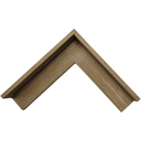 BROWN CANVAS WOOD MOULDING 37X45MM - 7MM FACE