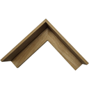 BROWN CANVAS WOOD MOULDING 37X63MM - 7MM FACE