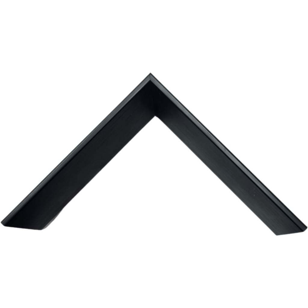 1172B BLACK ALU FINISH SYNTHETIC MOULDING