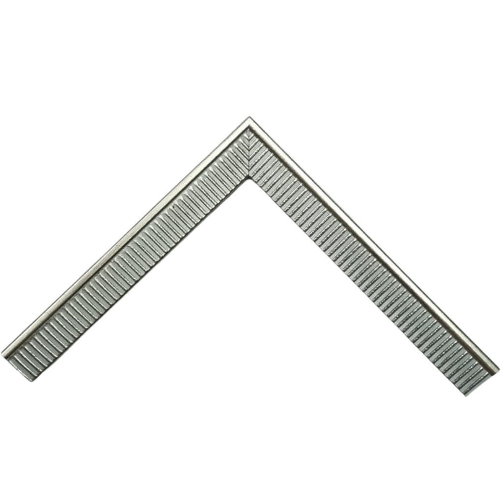 1018G BRIGHT SILVER 20 x 24mm