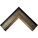 Q927B MOTTLE GOLD & BLACK 50mm SYNTHETIC MOULDING