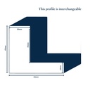 1139W WHITE 50mm SYNTHETIC MOULDING