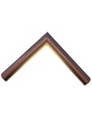 627H MEDIUM WOODSTAIN 20mm SYNTHETIC MOULDING