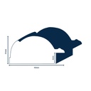PS MOULDING W 43 X H 21 X L 2900MM GERMAN SILVER