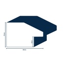 PS MOULDING W 30 X H 21 X L 2900MM CREAM