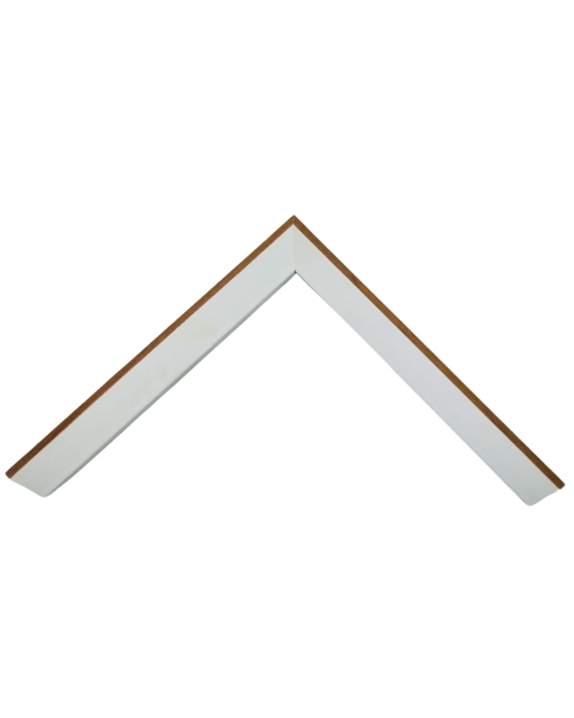 PS MOULDING W 20 X H 30 X L 2900MM NATURAL KIAAT WITH WHITE FACE