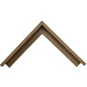 PS MOULDING W 30 X H 45 X L 2900MM NATURAL KIAAT (CANVAS FLOATER 33MM) 10MM FACE