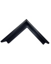 PS MOULDING W 30 X H 45 X L 2900MM BLACK (CANVAS FLOATER 33MM) 10MM FACE