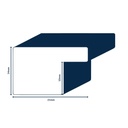 PS MOULDING W 21 X H 14 X L 2900MM GLOSS WHITE