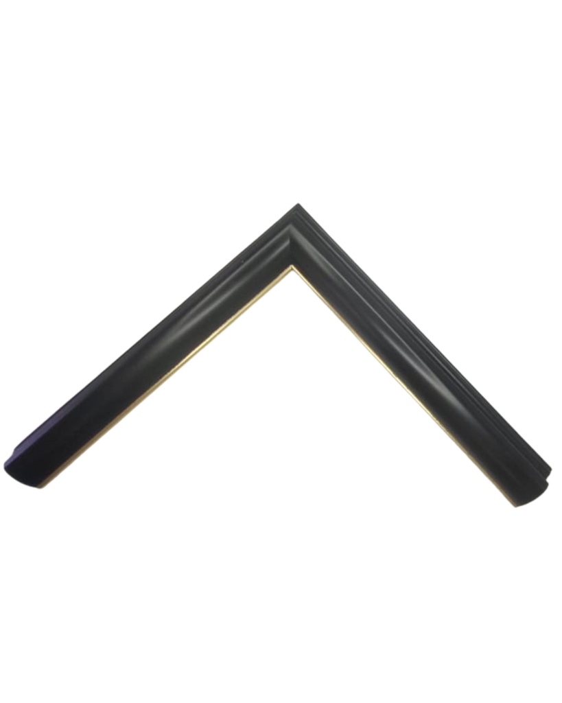 PS MOULDING W 28 X H 22 X L 2900MM BLACK & GOLD