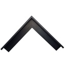 BROWN CANVAS WOOD MOULDING 37X63MM - 7MM FACE