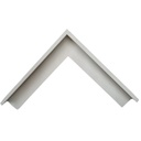 BROWN CANVAS WOOD MOULDING 37X63MM - 7MM FACE