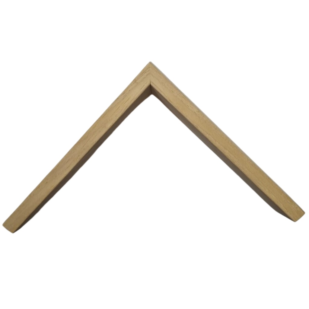 BROWN CANVAS WOOD MOULDING 37X63MM - 7MM FACE