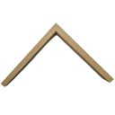 BROWN CANVAS WOOD MOULDING 37X63MM - 7MM FACE