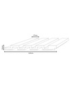 WALL PANEL 164X16X2700MM KIAAT