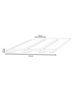 WALL PANEL 163X10X2700MM CAPE OAK