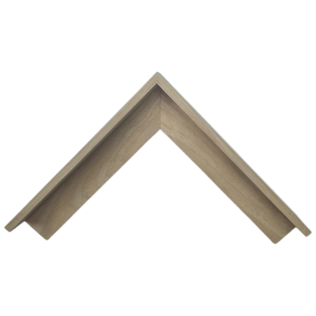 WOOD MOULDING W 37 X H 44 X L 2900MM NATURAL (CANVAS FLOATER 33MM) 7 MM FACE