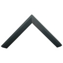 WOOD MOULDING W 23 X H 51 X L 2900MM BLACK STAIN