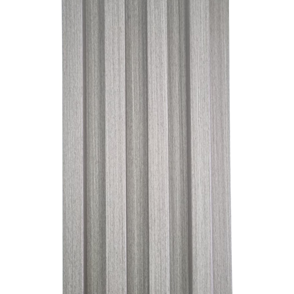 WALL PANEL PVC 160X23X2700MM ASH GREY