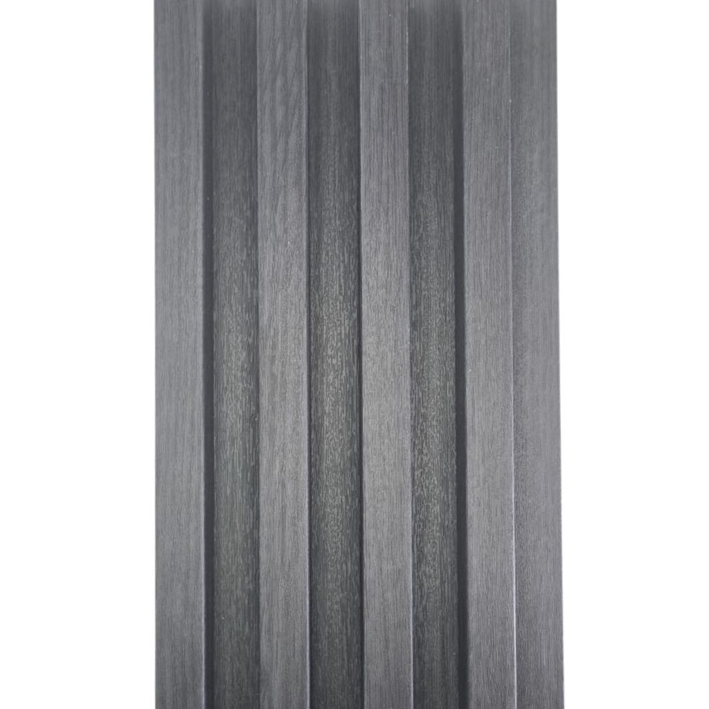 WALL PANEL PVC 160X23X2700MM CHARCOAL