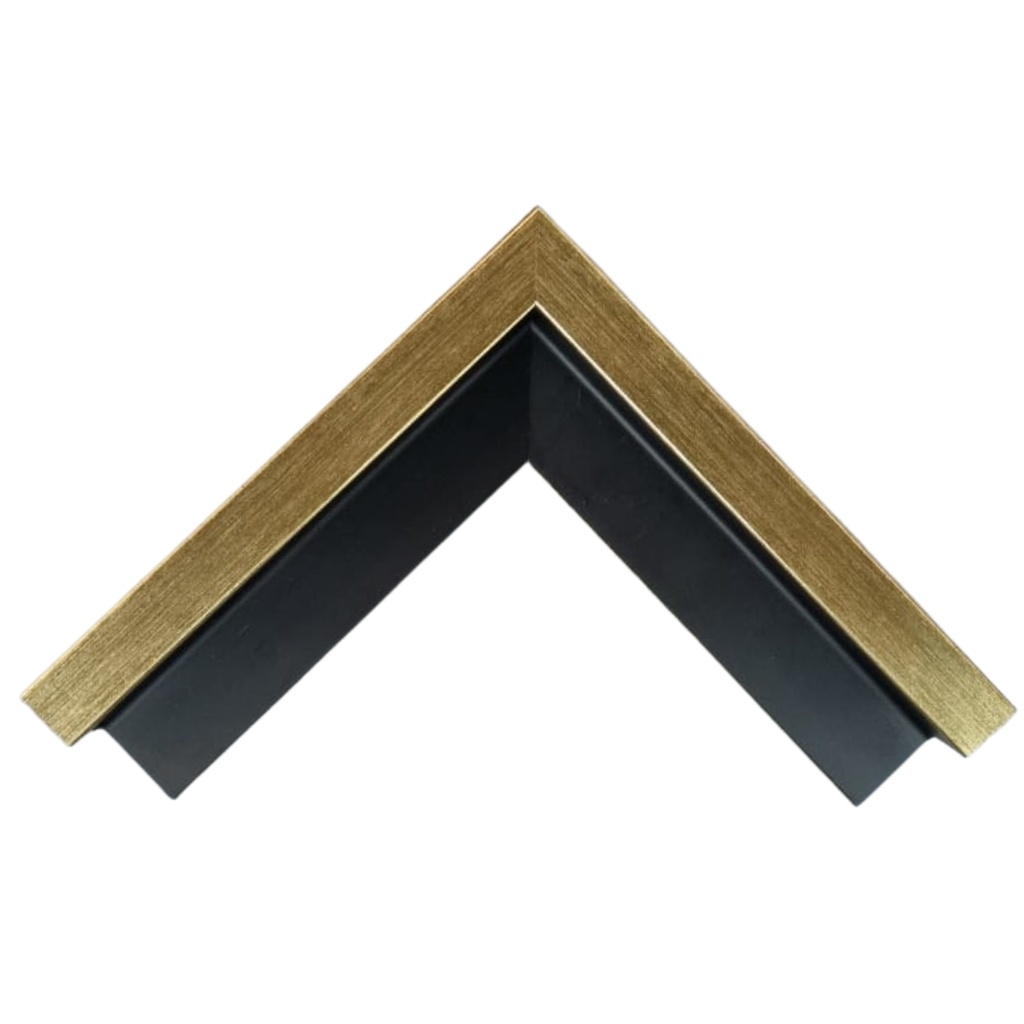 PS Moulding W 52 X H 45 X L 2900mm Gold (Canvas Floater 33mm) Dual Face 10/20mm