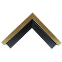 PS Moulding W 52 X H 45 X L 2900mm Gold (Canvas Floater 33mm) Dual Face 10/20mm