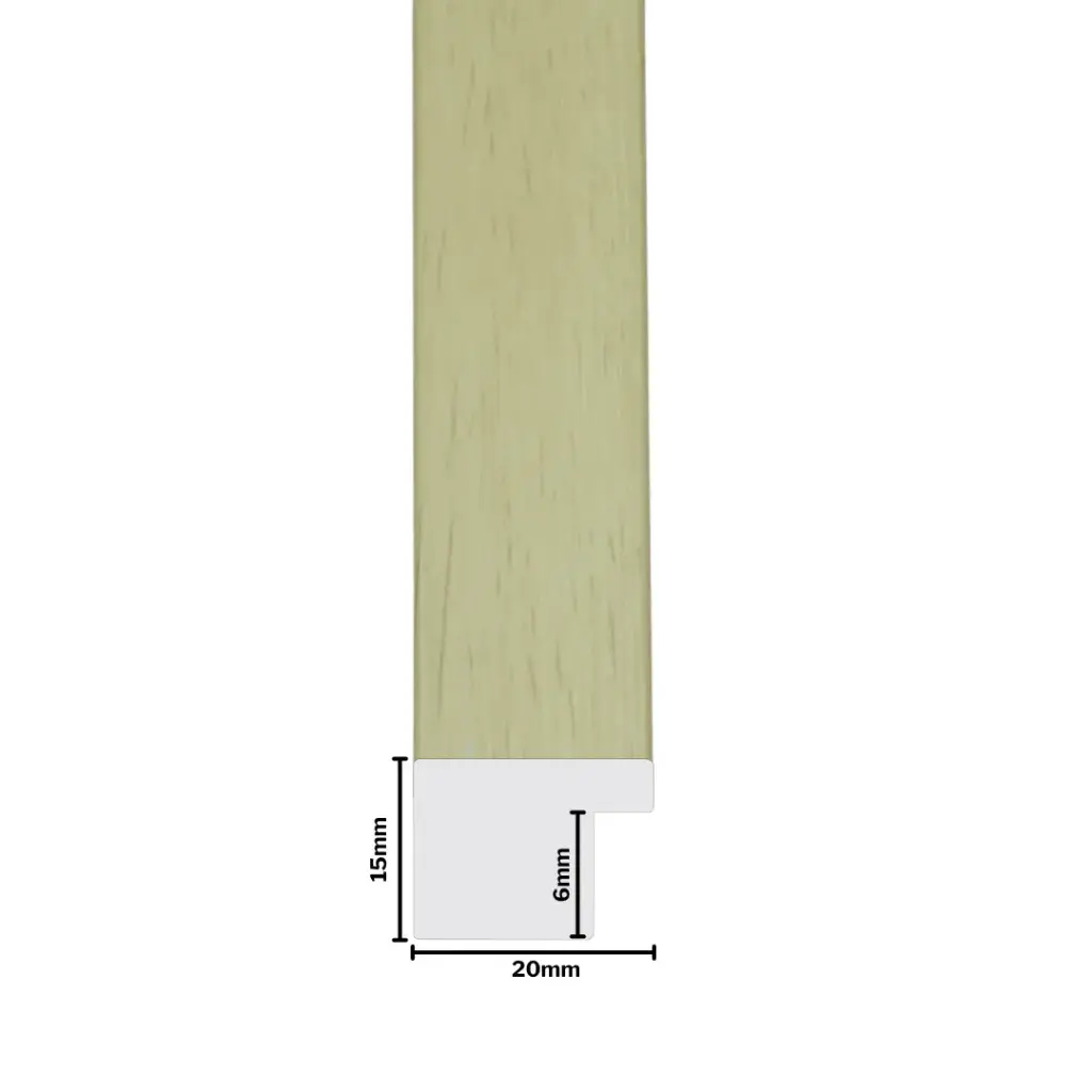 PS Moulding W 20 X H 15 X L 2900mm Natural Obeche