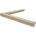PS MOULDING W 20 X H 15 X L 2900MM NATURAL OBECHE