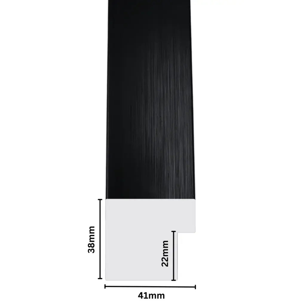 PS Moulding W 41 X H 38 X L 2900mm Black