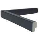 PS MOULDING W 16 X H 28 X L 2900MM BLACK