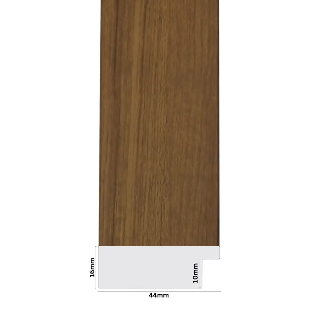 PS Moulding W 44 X H 16 X L 2900mm Natural Kiaat