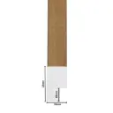 PS Moulding W 16 X H 28 X L 2900mm Natural Kiaat