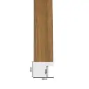 PS Moulding W 20 X H 15 X L 2900mm Natural Kiaat