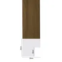 PS Moulding W 32 X H 32 X L 2900mm Natural Kiaat With Black Face