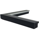 PS MOULDING W 30 X H 22 X L 2900MM BLACK & SILVER