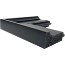 PS MOULDING W 88 X H 37 X L 2900MM BLACK