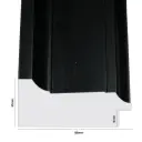 PS Moulding W 88 X H 37 X L 2900mm Black