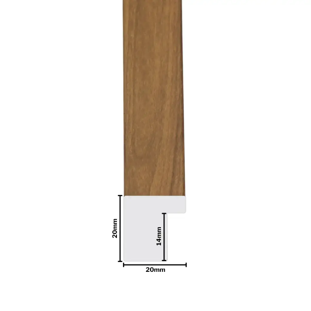 PS Moulding W 20 X H 20 X L 2900mm Natural Kiaat