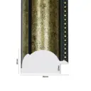 PS Moulding W 43 X H 21 X L 2900mm German Silver
