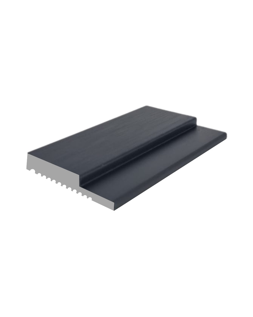 WALL PANEL STARTER 60X10X2700MM BLACK (163MM)