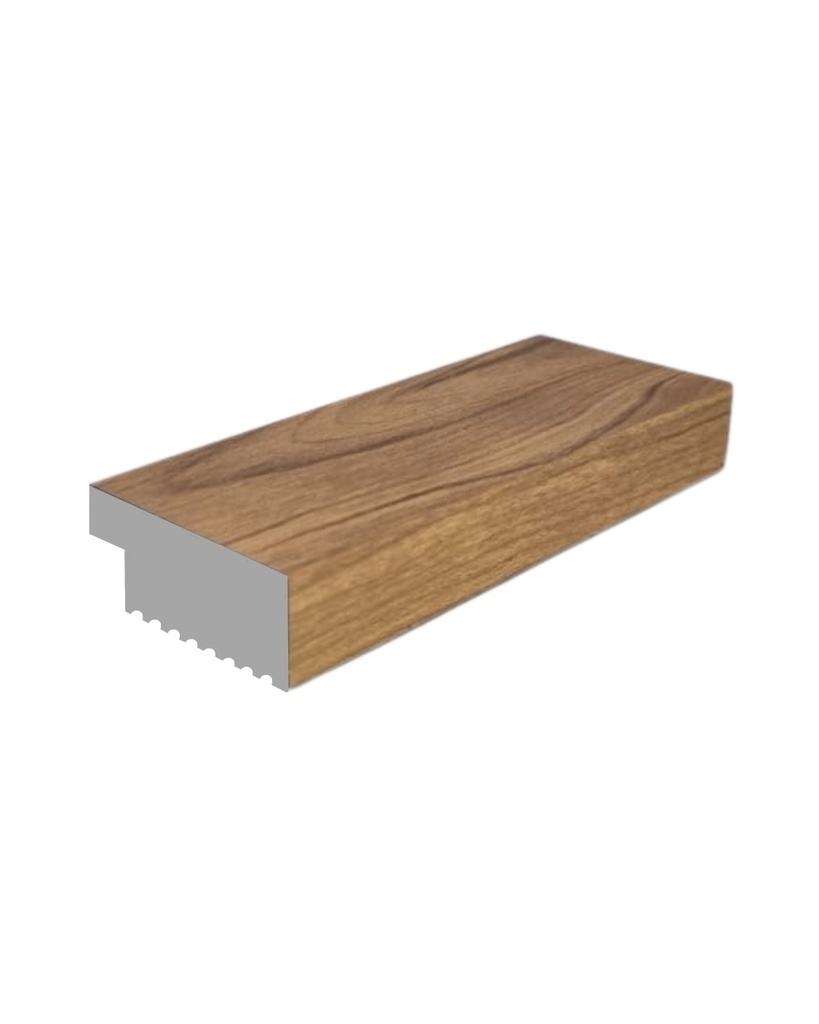 Wall Panel End 40X16X2700mm Kiaat (163mm)