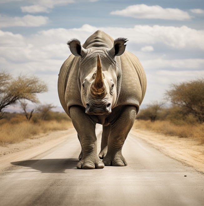 Prints On Canvas - Rhino (970X970)